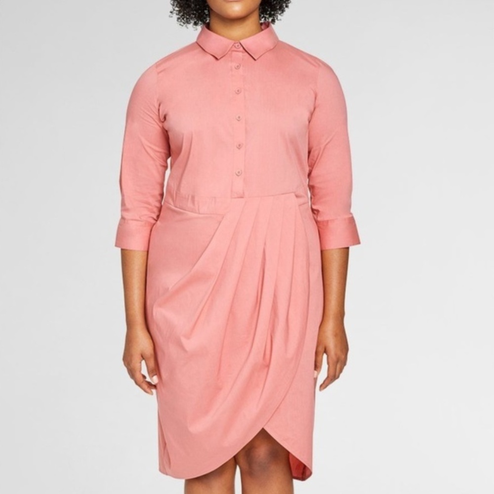 Universal Standard Danielle Shirt Dress Sz S 14/16